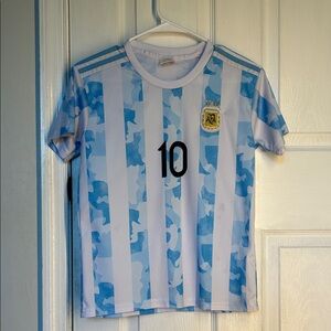 Kids MESSI Argentina Soccer Jersey